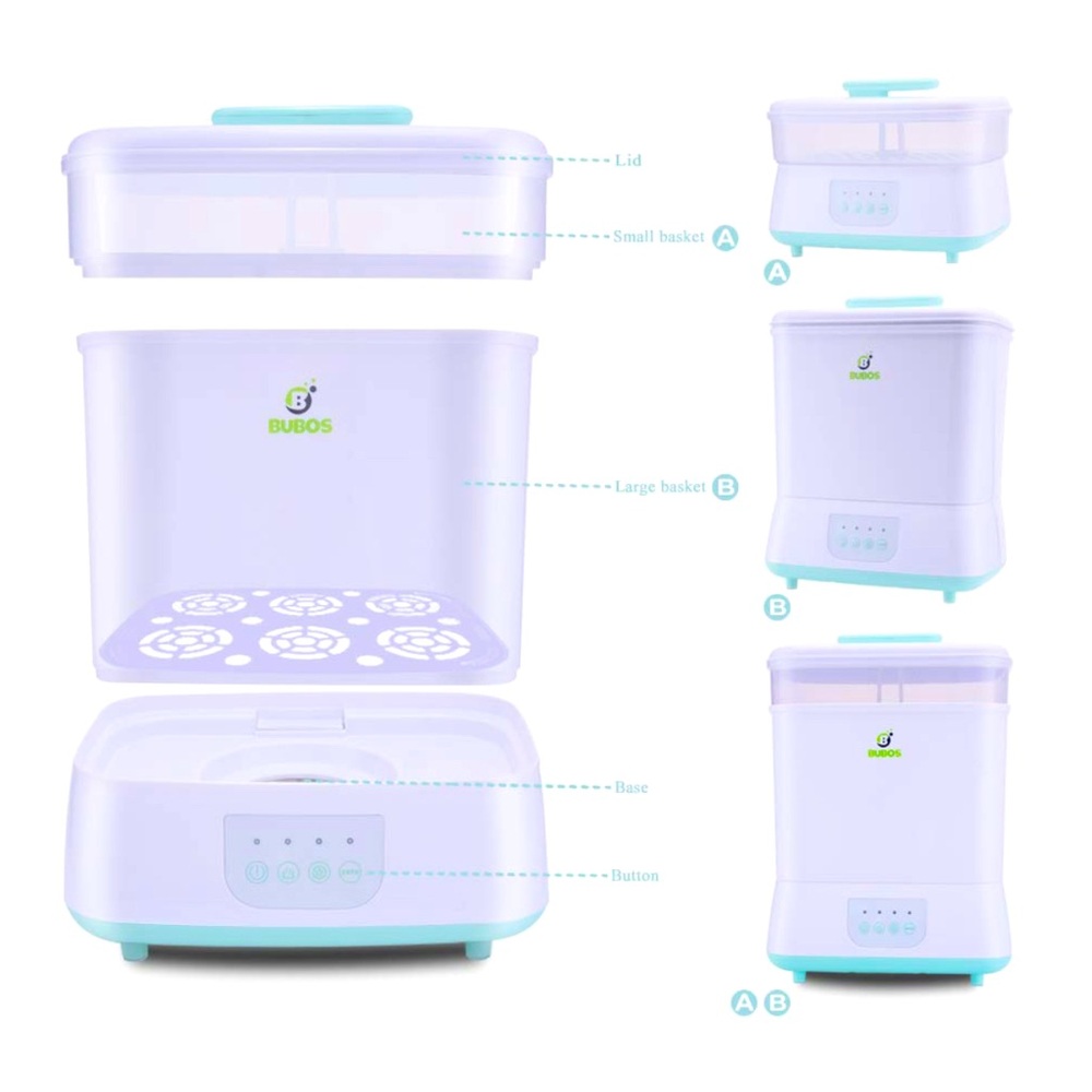 Bubos Bottle Sterilizer and Dryer High Steam Cleaner BPA Free - Picture 10 of 14